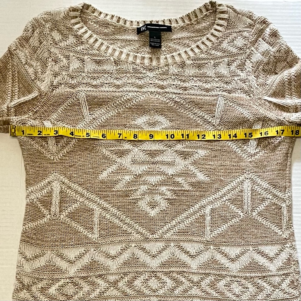 INC Fringe Tribal Sweater - Picture 9 of 9